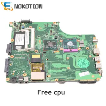 NOKOTION Материнская Плата Для Ноутбука Toshiba Satellite A300 A305 V000125000 V000125560 V000125600 6050A2169401 DDR2 965GM бесплатный процессор