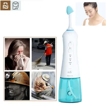 Youpin miaomiaoce Электрическая промывка носа с вращением на 360 градусов, Перезаряжаемый Водонепроницаемый набор для чистки носа от аллергического ринита Neti Pot Kit