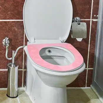 Силиконовая подушка для сиденья унитаза в ванной комнате, универсальный чехол для стульчика в ванной комнате, прочный Мягкий Чехол для сиденья унитаза для домашнего использования в отеле