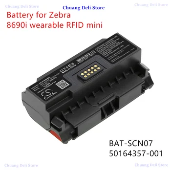 Cameron Sino BAT-SCN07 50164357-001 Аккумулятор для сканера штрих-кодов Zebra 8690i, носимый RFID mini