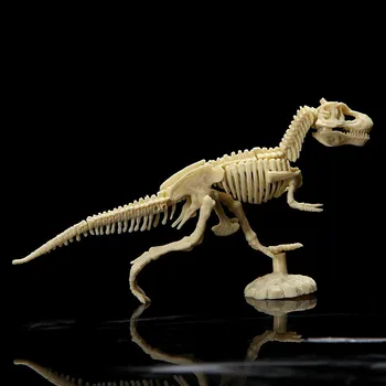 Творческий DIY Динозавр Ископаемые Археологические Раскопки Модель Строительного Набора Модель Игрушки для Детей Детские Интерактивные Игрушки