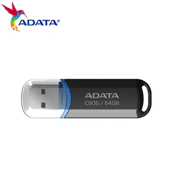 USB 2.0 ADATA C906 USB Флэш-Накопитель 64GB 32GB Memory Stick Флеш-Накопитель Высокоскоростной Mini U Stick 16GB 8GB Флешка Для Компьютера ПК