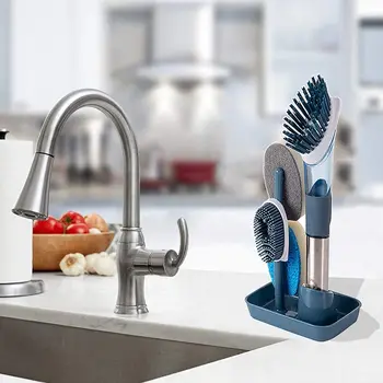 Чистящие средства Силиконовая щетка для посуды для кухни Дозатор мыла для мытья посуды Полезные вещи для дома Другие аксессуары Гаджеты