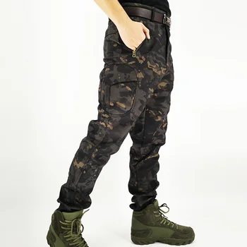 Тактические брюки TAD Shark Skin Soft Shell, мужские военные камуфляжные армейские водонепроницаемые флисовые брюки, походные брюки для рыбалки, охоты