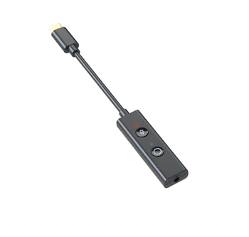 Оригинальная игра Sound Blaster! 4 Внешних ЦАП Высокого разрешения USB-C и звуковой адаптер с Усилением басов / Динамическими эквалайзерами Внешняя звуковая карта USB