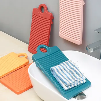 Пластиковая стиральная доска с противоскользящим утолщением, Подвесная Стиральная доска, средство для чистки белья, принадлежности для ванной комнаты