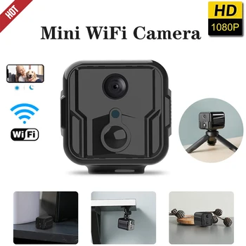 WiFi Мини-Камера Smart HD 1080P 140 Градусов Широкоугольная Веб-точка доступа P2P DV Беспроводная Камера Ночного Видения Car Cam T9