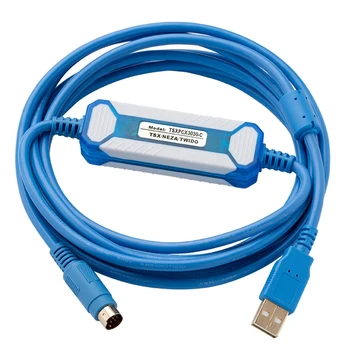 TSXPCX3030-C Подходящий кабель для программирования ПЛК серии Schneider Twido, кабель для загрузки TSXPCX3030