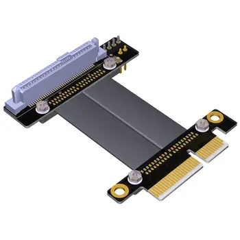 Riser U.2 Интерфейс U2 к PCI-E 3.0 x4 SFF-8639 для NVMe Твердотельный удлинитель для передачи данных Gen3.0 Кабель 4 PCIe 4x для NVME SSD