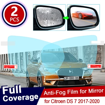 для Citroen DS 7 полное покрытие противотуманной пленкой зеркало заднего вида непромокаемые противотуманные автомобильные аксессуары DS7 Crossback 2017 2018 2019 2020