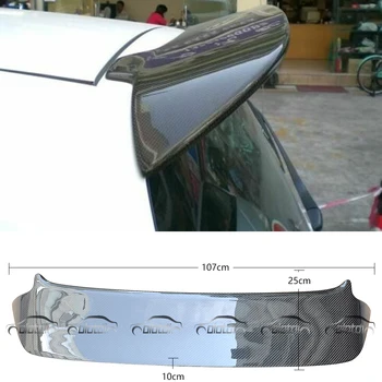 Верхний спойлер на крыше, козырек заднего стекла из углеродного волокна для Honda FIT (JAZZ) 2006-2009