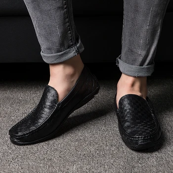 Повседневные кроссовки Обувь из натуральной кожи Мужская Zapatillas Hombre Модная мужская спортивная обувь Sapato De Couro Masculino Man