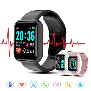 Смарт-часы Y68 D20 для мужчин и женщин пульсометр для измерения артериального давления Водонепроницаемые спортивные смарт-часы для Andriod IOS Smart Clock