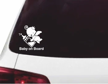 Внутри автомобиля есть симпатичное лобовое стекло в форме младенца, оконный бампер, виниловая наклейка, водонепроницаемое украшение для аксессуаров
