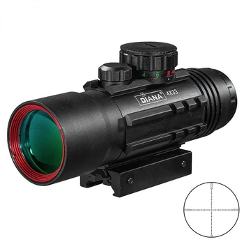 4X33 Зеленый Красный Точечный Прицел Тактический Оптический Прицел Подходит для 11 мм 20 мм Рельсовых Прицелов для Охоты