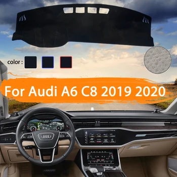 Для Audi A6 C8 4K 2019 2020 Крышка Приборной панели Автомобиля Dashmat Избегайте света Солнцезащитный Козырек Ковер Автомобильные Аксессуары