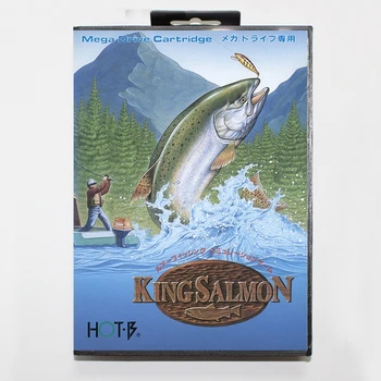 Новое поступление игровой карты King Salmon 16bit MD для Sega Mega Drive / Genesis с розничной коробкой