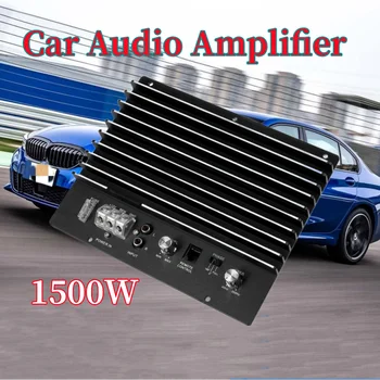 Автомобильный аудиосистема, автомобильный усилитель сабвуфера 12V MP1500W, монофоническая плата усилителя звука для автомобиля/дома с чистыми басами, с линейным управлением