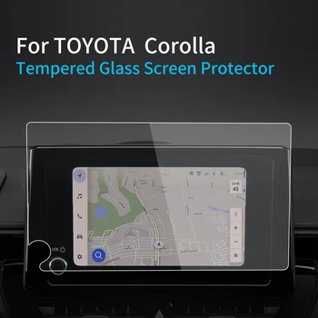 Для Toyota Corolla Протектор экрана 2023 Центральная консоль закаленное стекло Защитная пленка Защита навигатора Автомобильные аксессуары