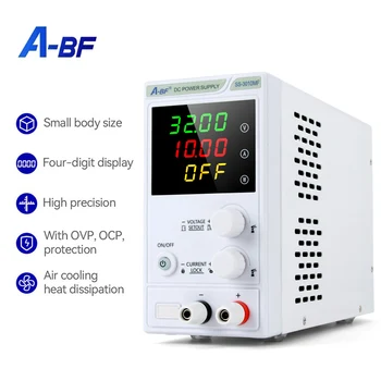 Источник питания постоянного тока A-BF 30 В, Регулируемый 4-значный мини-лабораторный стенд, Источник питания, Функция памяти, Лабораторный регулятор напряжения