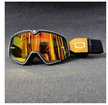 Высококачественные мотоциклетные очки в стиле ретро из ABS для шлема Harle, мужские И женские ветрозащитные и пылезащитные очки dhbhg
