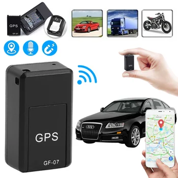Магнитное GPS-трекерное устройство GF07 GSM Мини GPS-трекер Локатор отслеживания в реальном времени Автомобиль Мотоцикл Пульт дистанционного управления Монитор отслеживания