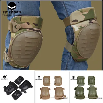 Emerson Tactical Military Standard Edition налокотники, наколенники для страйкбола Охотничье тренировочное защитное снаряжение