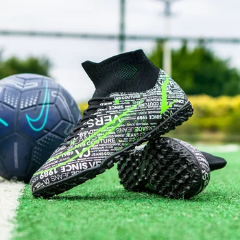 Прочные футбольные бутсы, уличная футбольная обувь Messi, Оптовые кроссовки для тренировочных матчей по футзалу, легкие 35-45 размеров