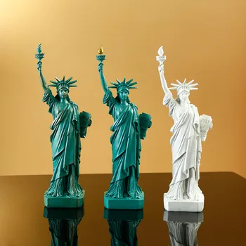 30 см США Статуя Свободы Статуя Скульптура Нью-Йорк Остров Свободы, Коллекционная Фигурка Статуя Подарки Офис Домашний Декор