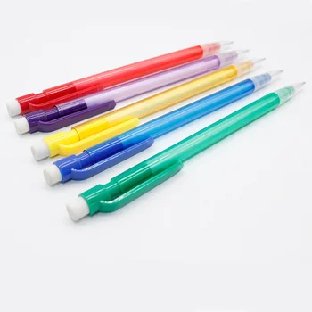 CHEN LIN 5 шт./компл. прозрачных ярких цветов Автоматические механические карандашные ручки для рисования эскизов Школьные канцелярские принадлежности для студентов-искусствоведов