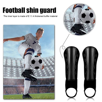 Футбольные накладки на голени EVA с утолщенной резинкой для защиты лодыжек Профессиональное спортивное снаряжение для детей и взрослых Футбольное снаряжение