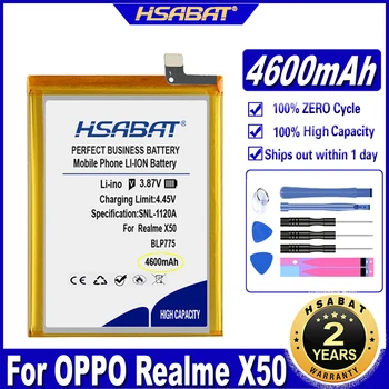 Аккумулятор HSABAT BLP775 4600mAh для аккумуляторов OPPO Realme X50