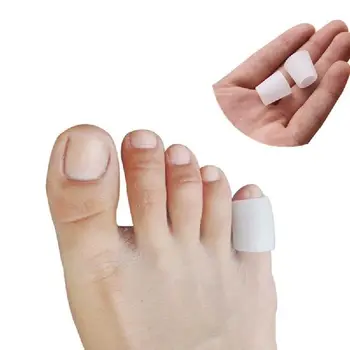 Силиконовый гель для коррекции мозолей на мизинцах ног, гель для защиты мизинца, гель для защиты пальцев большого пальца стопы, рукав для ухода за ногами