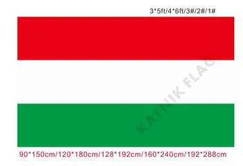 КАФНИК, бесплатная доставка 90x150 см/128*192 см/160*240 см/192*288 см большие флаги Флаг Венгрии баннеры для Внутреннего Наружного декора