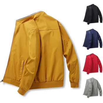 Мужские куртки и пальто Мужская куртка-бомбер Весенне-осенняя куртка мужская 2022 Новая мода Армейская уличная одежда Повседневная уличная одежда 3XL