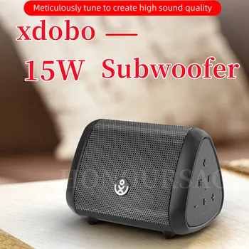Мини-сабвуфер XDOBO BMTL Try & Go мощностью 15 Вт, портативное FM-радио, уличное Мини-водонепроницаемое стерео, универсальный динамик Bluetooth