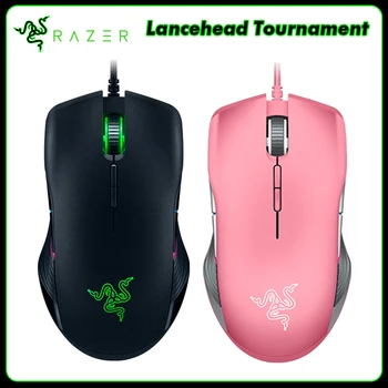 Проводная Игровая Мышь Razer Lancehead Tournament Edition RGB Gaming Mouse Эргономичные Мыши с Оптическим Сенсором 5G 16000DPI Mouse