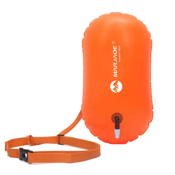 1 шт. буй для плавания в открытой воде, сверхлегкая безопасная сумка для плавания с поплавком для пловцов, триатлетов, любителей подводного плавания и серфинга (оранжевый)