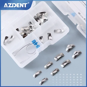 AZDENT Стоматологическая Секционная Матрица, Стоматологическая Смола, Зажимное Разделительное кольцо, Зажимное Кольцо, Стоматологические Инструменты