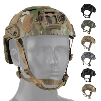 Тактический быстрый шлем Airsoft Military армейские игровые шлемы CS Спорт на открытом воздухе охота стрельба пейнтбол защитное снаряжение для головы