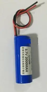 Бесплатная доставка 2 шт./лот 3,7 В 18500 2000 мАч литиевая аккумуляторная батарея li-ion battery