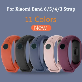 Ремешок Для Xiaomi Mi Band 7 6 5 4 3 Ремешок Для Смарт-часов Браслет Для Mi Band 5 4 3 Ремешок Для часов Xaomi Band 7 6 5 Ремешок для часов