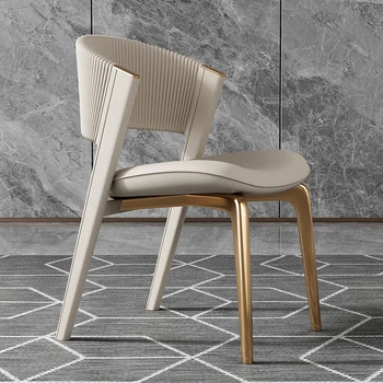 Скандинавский стул для гостиной с откидной спинкой, Роскошный одноместный стул для отдыха, Дизайнерский стул для медитации Woonkamer Stoelen Decoration