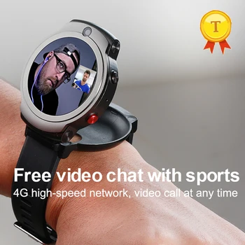 2020 Новый 4G видеочат бизнес gps wifi Смарт-Часы телефон man Camera MTK6739 Четырехъядерный 32 ГБ Водонепроницаемый smartwatch видеочат