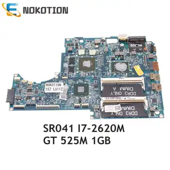 NOKOTION Для Dell XPS 15Z L511Z Материнская плата ноутбука CN-05RPKT 05RPKT DASS8BMBAE1 SR041 I7-2620M Процессор GT525M 1 ГБ