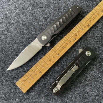Складной нож из стали K110, ручка G10, керамический подшипник, охотничий нож для выживания в дикой природе, острый карманный инструмент для самообороны EDC