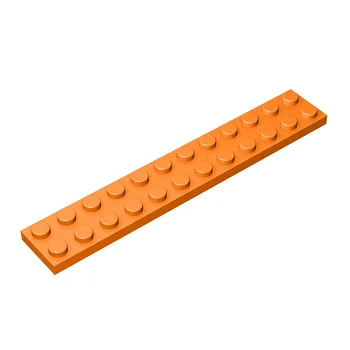 Строительные блоки Совместимы с LEGO 2445 Пластина 2 x 12 Технические аксессуары MOC Детали Сборочный набор Кирпичи Сделай сам