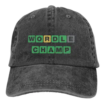 Бейсболка Wordle Champ Мужские шляпы Женские бейсболки с защитой козырька