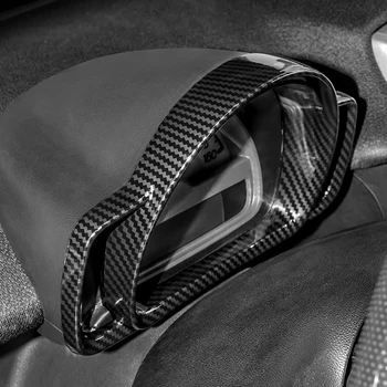 Декоративная наклейка для модификации крышки тахометра на приборной панели автомобиля, аксессуар для интерьера автомобиля Smart Fortwo 451 от 09 до 14 лет, автомобильные аксессуары