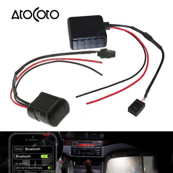 Автомобильный Модуль Bluetooth для BMW E46 3 Серии Радио Стерео Кабель Aux Адаптер с Фильтром Беспроводной Аудиовход